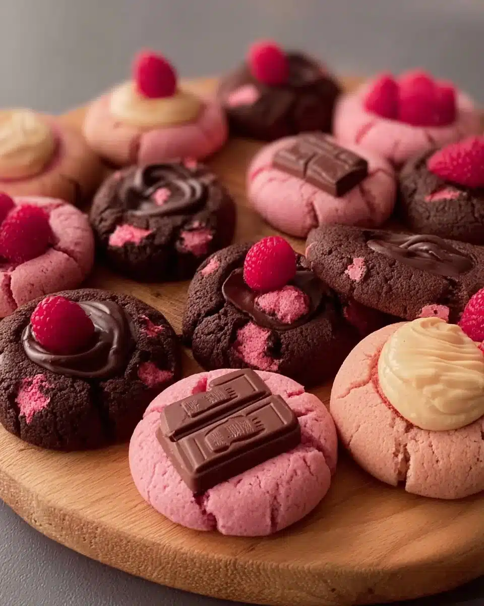 Valentine Ganache Cookies