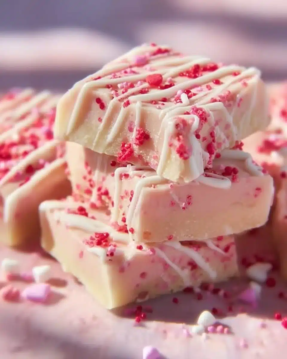 Valentine's Day Sugar Cookie Fudge Recipe