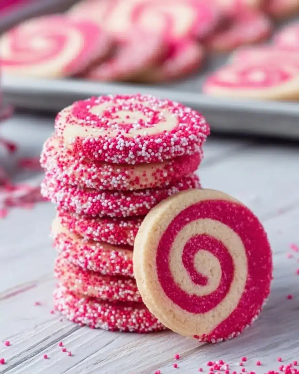 Valentine's Day Swirl Cookies