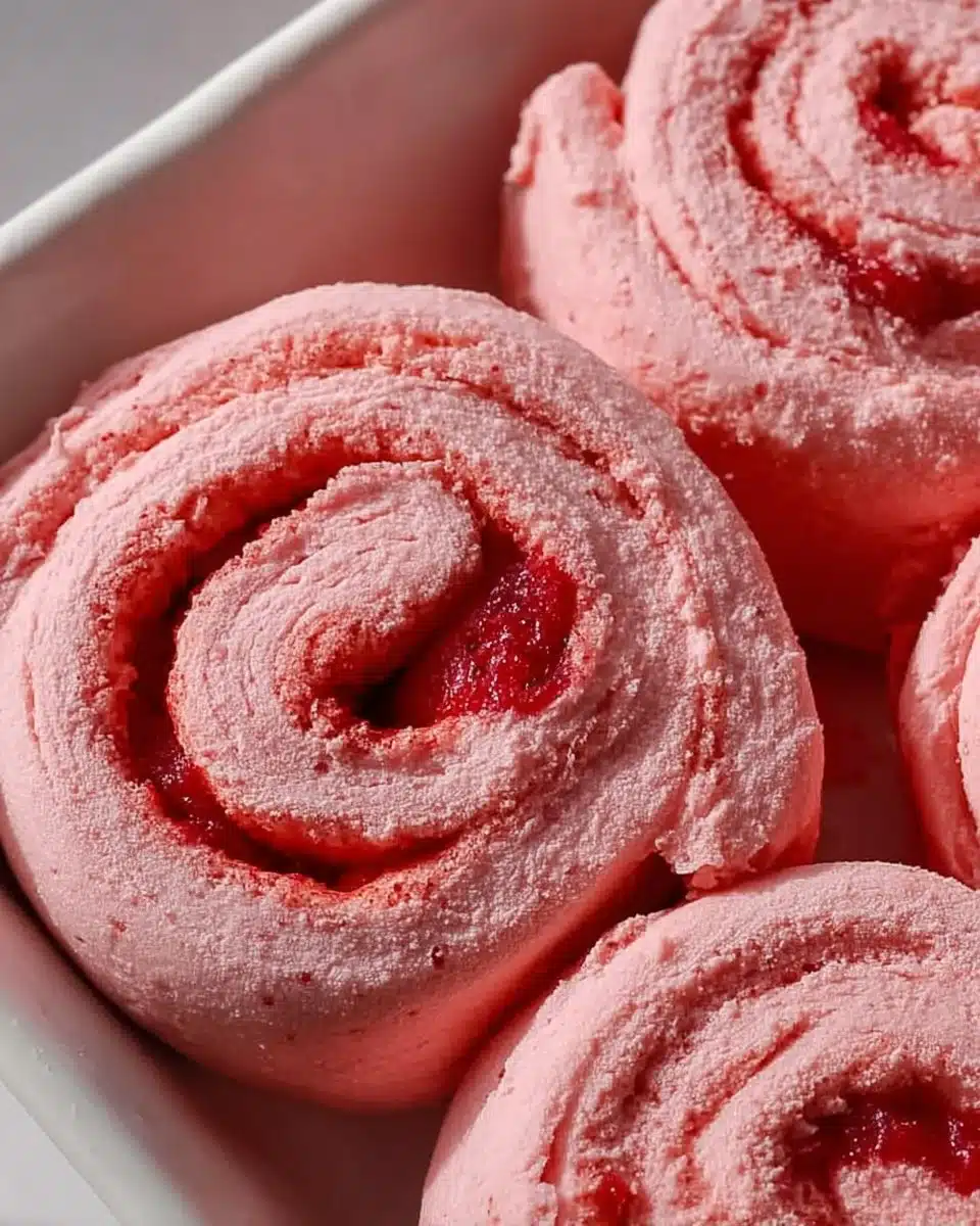 Valentine's Rolls with Strawberries