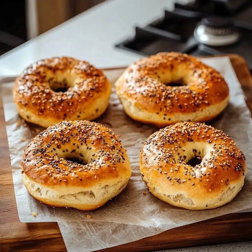 Air Fryer Protein Bagels