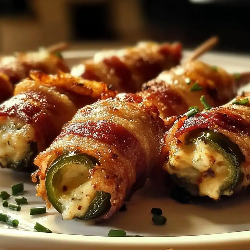 Bacon-Wrapped JalapeƱo Poppers: 1 Satisfying Keto Snack
