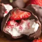 Delicious Chocolate Strawberry Yogurt Clusters recipe