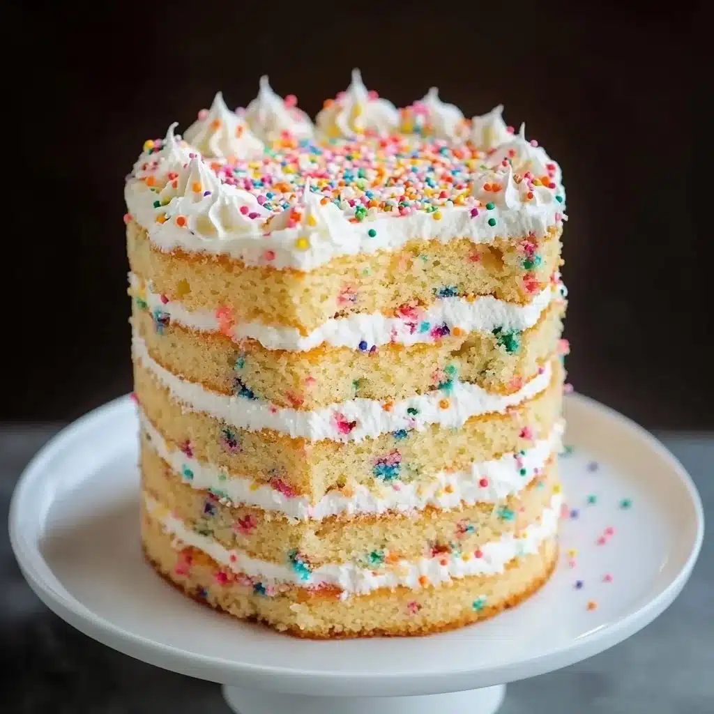 Coconut Confetti Cake