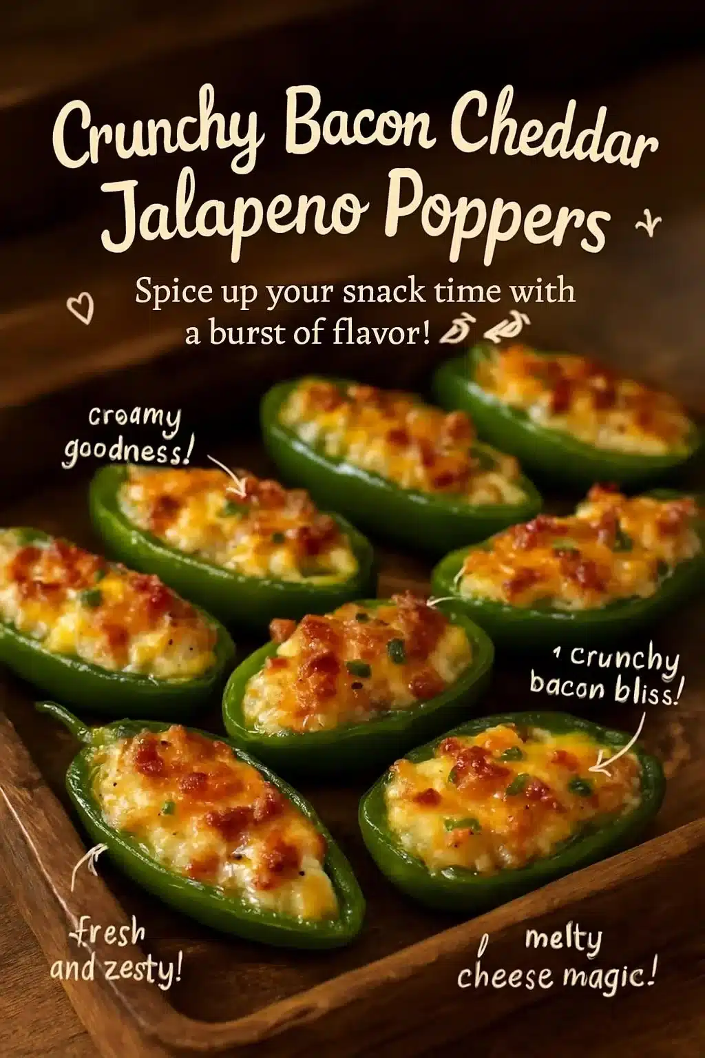 Crunchy Bacon Cheddar Jalapeno Poppers