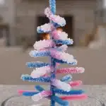 Beautifully crafted Crystal Growing Tree showcasing vibrant crystals