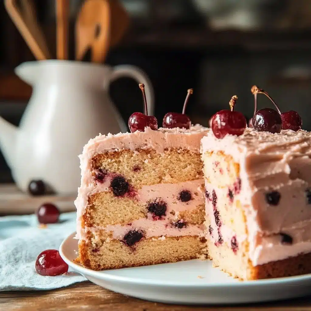 Homemade Cherry Chip Cake Recipe