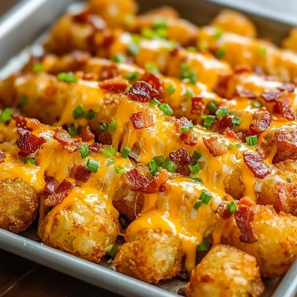 Loaded Tater Tot Skewers