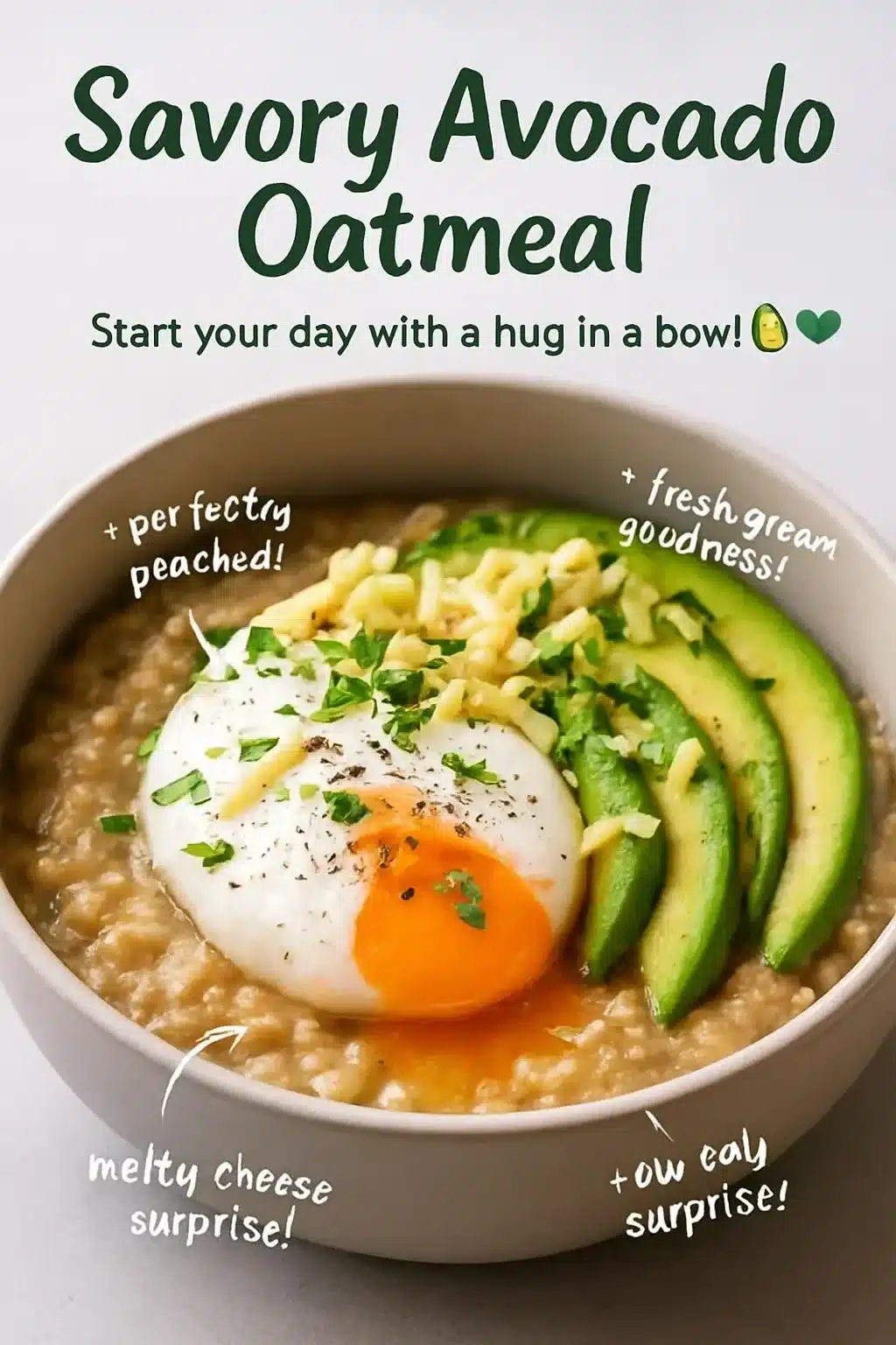 Savory Avocado Oatmeal