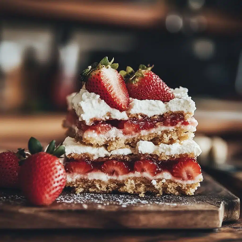 Strawberry Shortcake Bars