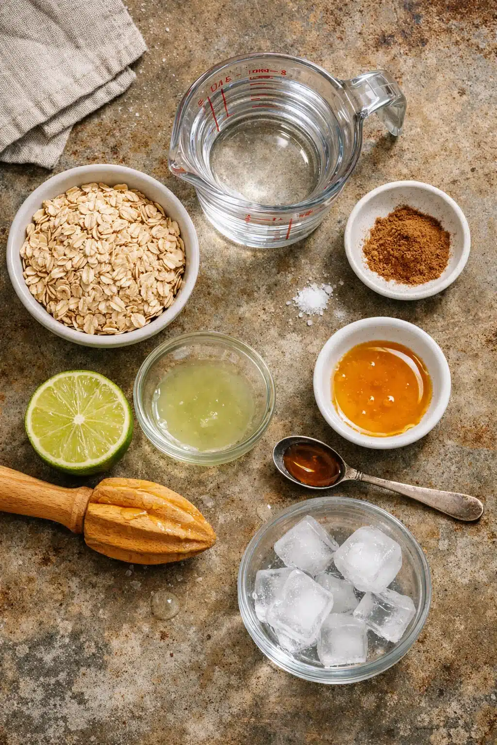 oat lime cinnamon water for weight loss