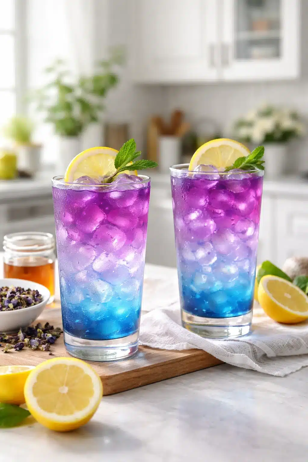 butterfly pea tea lemonade recipe