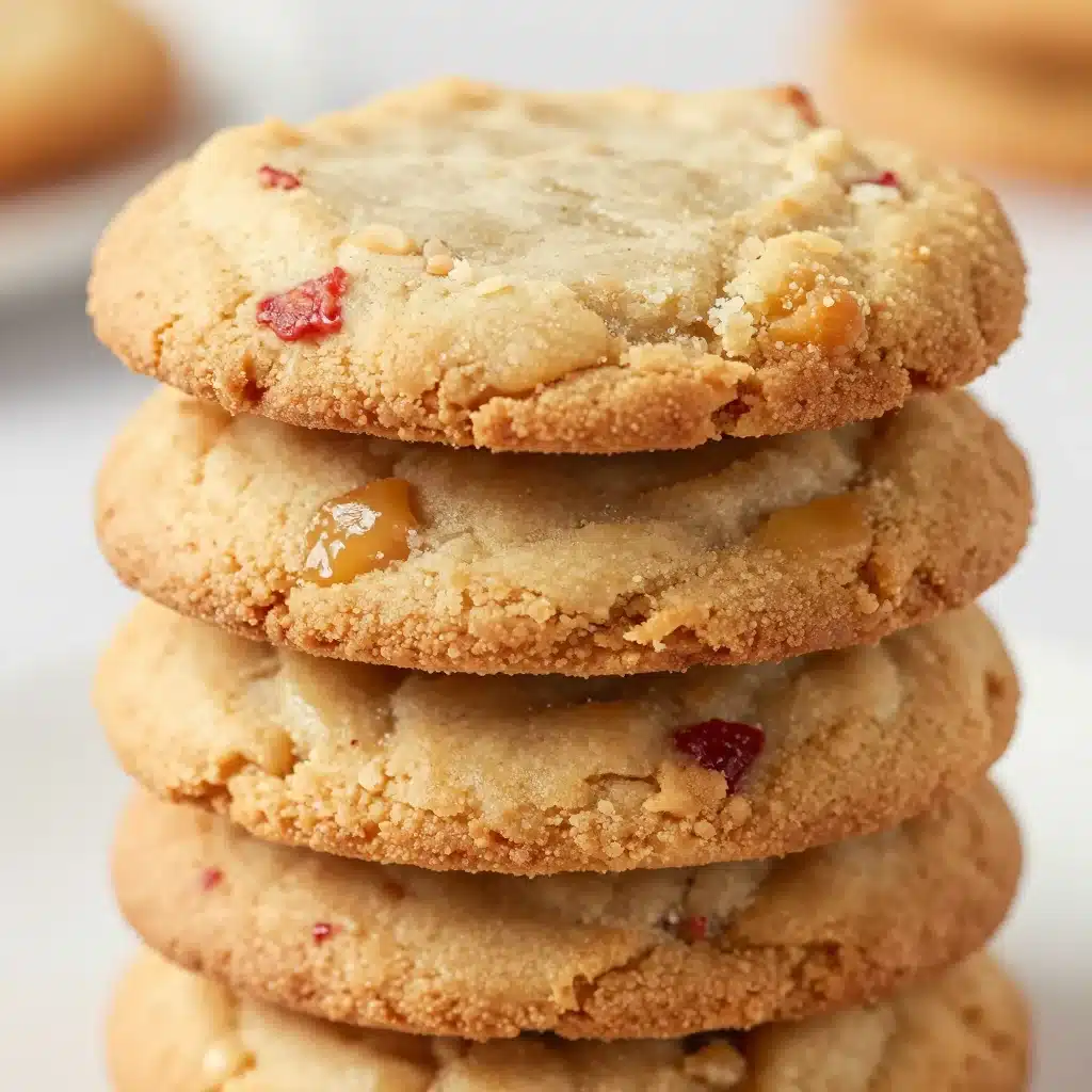 Brown Sugar Rhubarb Cookies