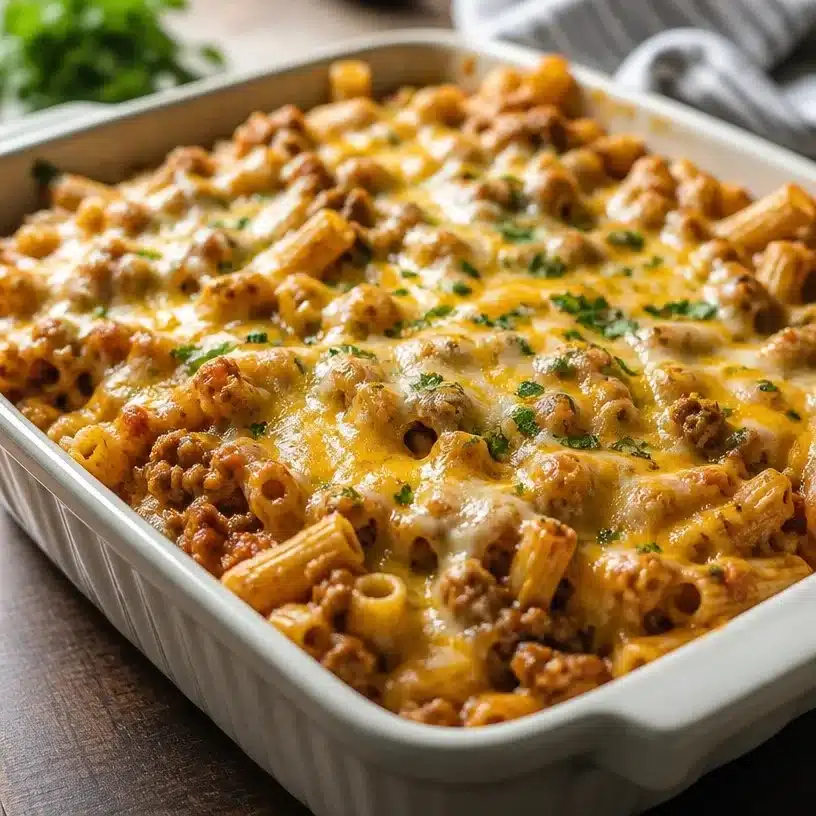 Taco Pasta Casserole
