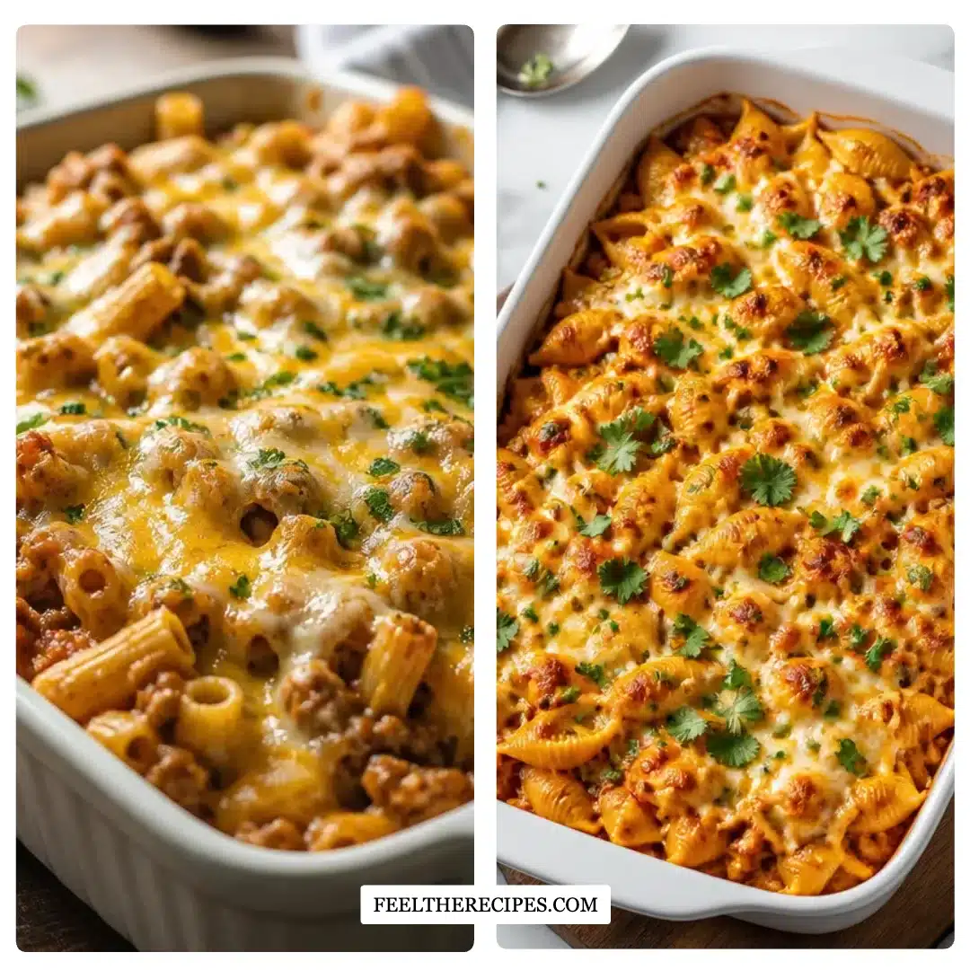Cheesy Taco Pasta Bake Recipe
