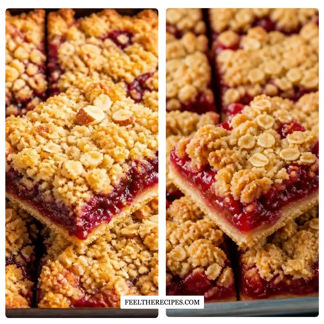 Classic Rhubarb Crumble Bars Recipe
