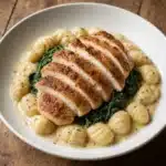 Creamy chicken gnocchi soup slow cooked for a delicious meal