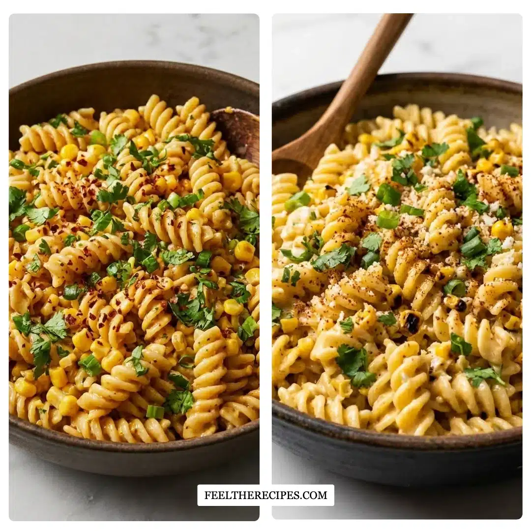 Creamy Street Corn Pasta Salad Recipe