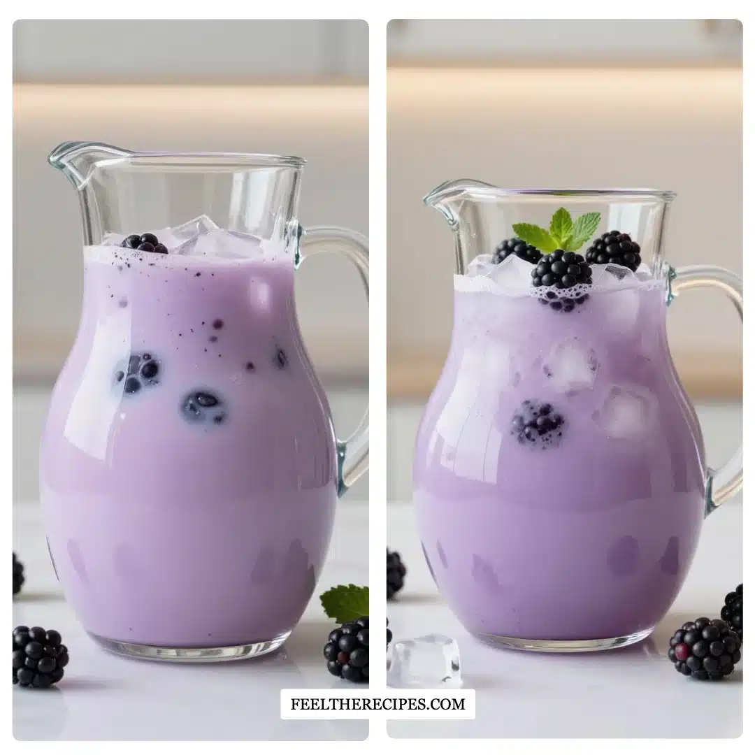 DIY Blackberry Coconut Pink Drink Recipe