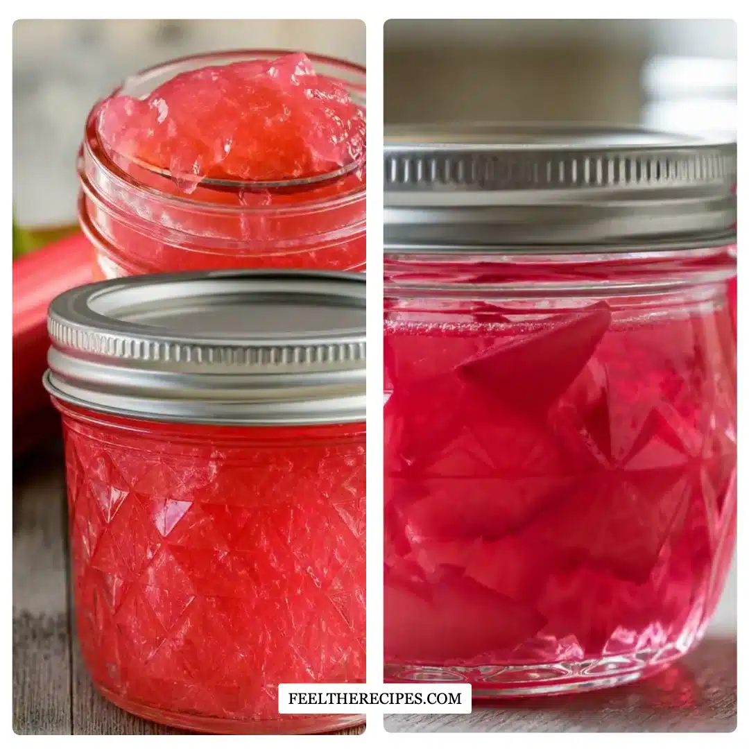 Easy Rhubarb Jelly Recipe for Home Canning
