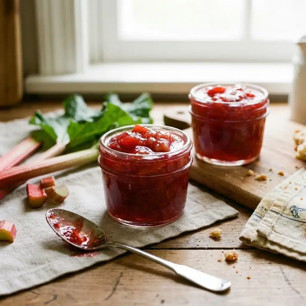 Easy Tangy Rhubarb Jam Recipe No Pectin Perfect for Beginners