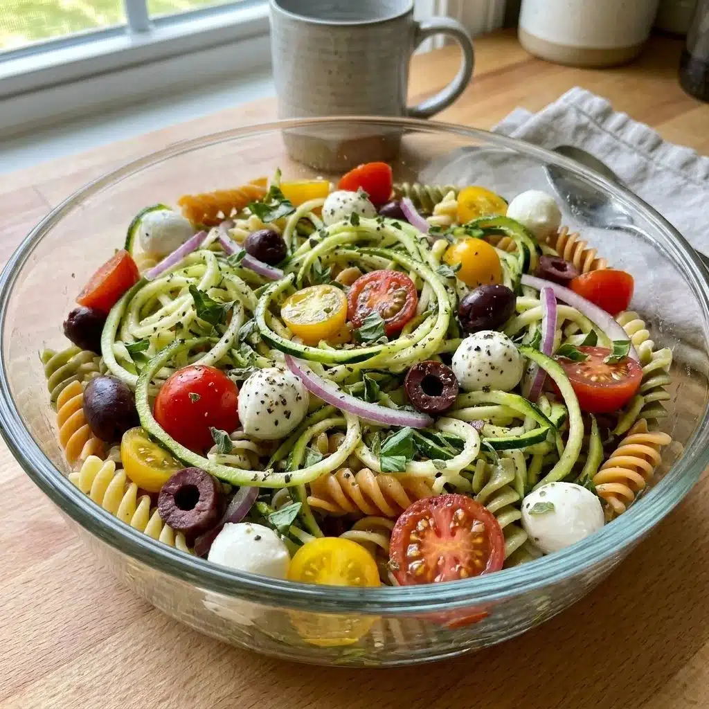 Low-Carb Zoodle Italian Pasta Salad