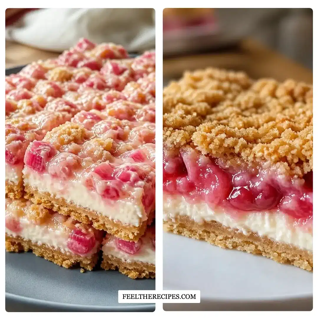 No-Bake Rhubarb Bars for Summer Bliss