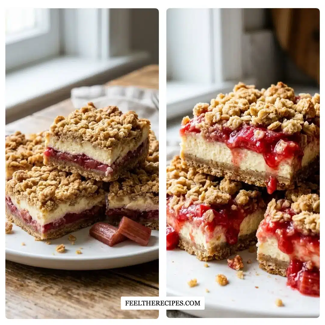 Rhubarb Cheesecake Bars Recipe