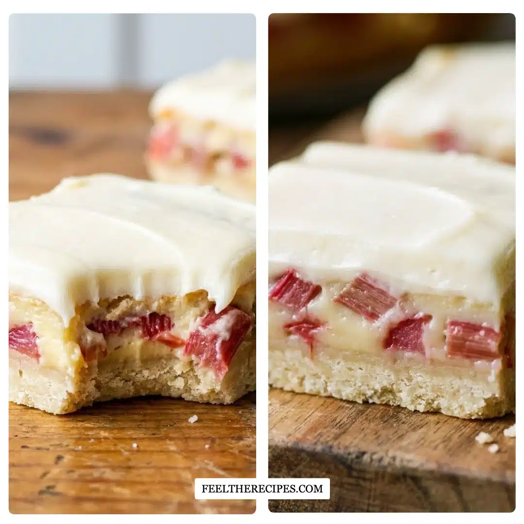 Rhubarb Custard Bars Recipe