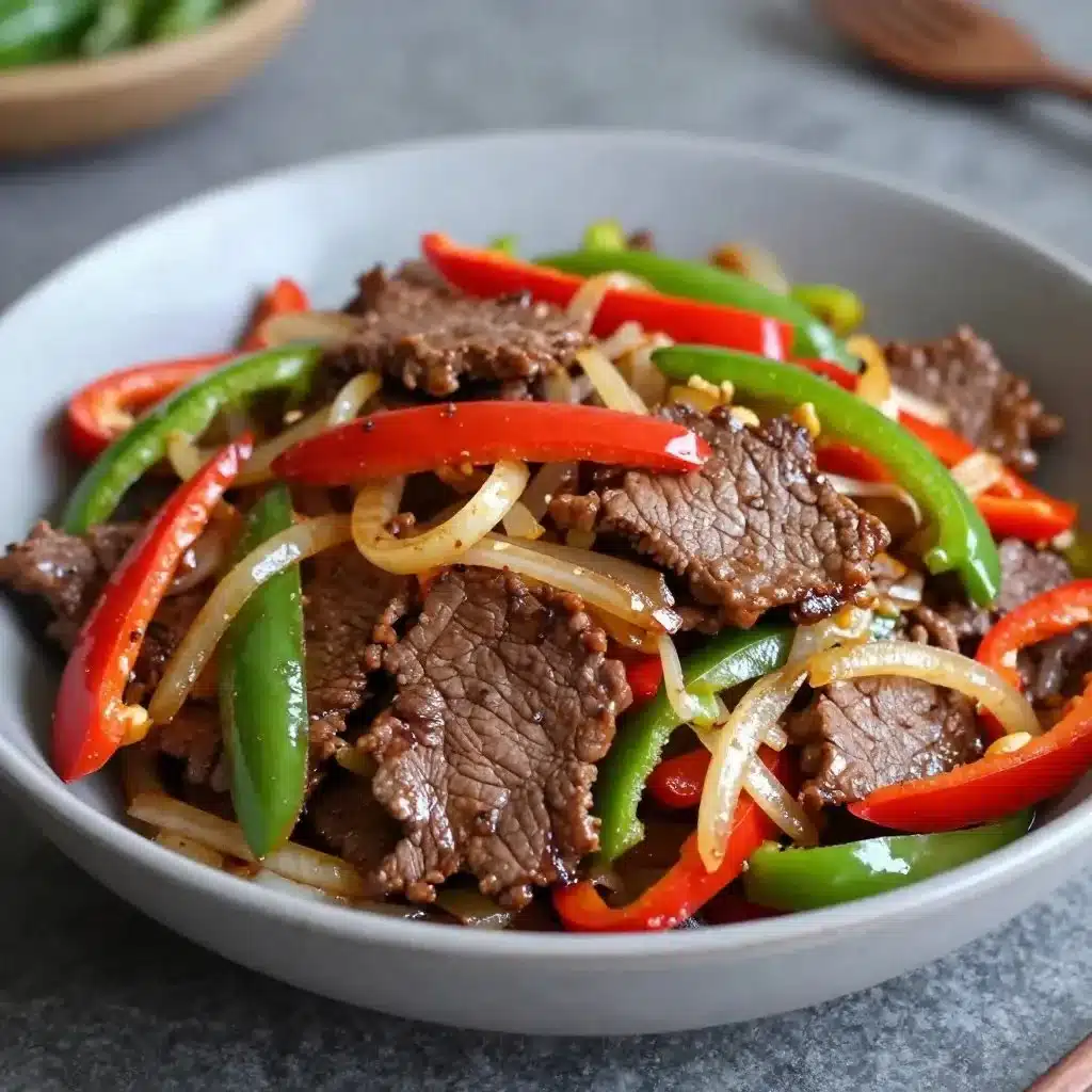 Crockpot Pepper Steak