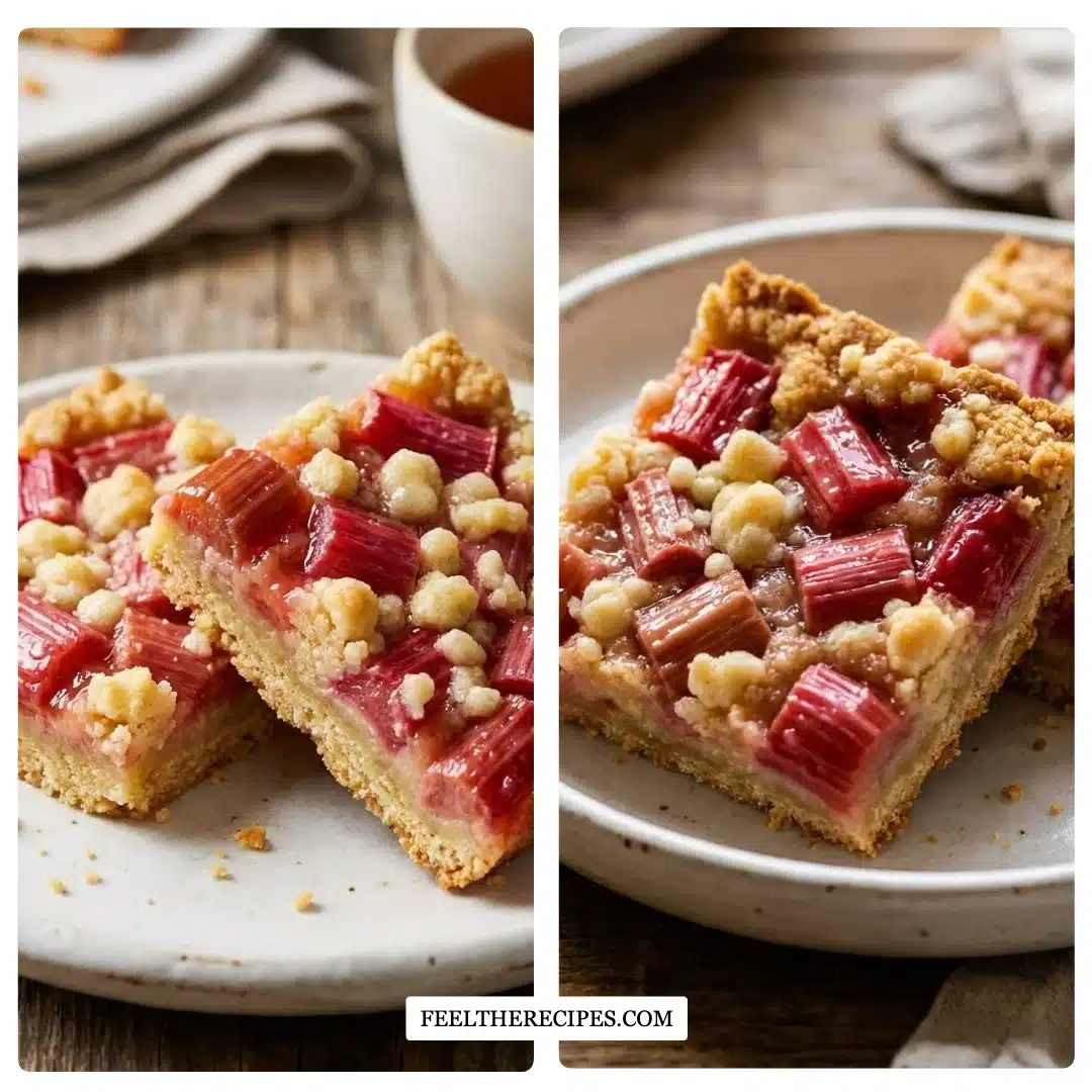 Tangy Rhubarb Bars Recipe with a Sweet Finish