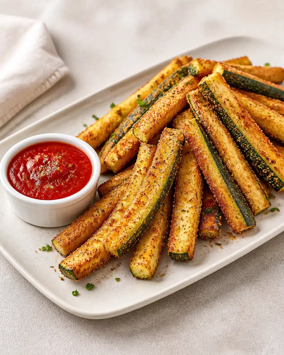 Crispy Air Fryer Zucchini Fries You’ll Love to Snack On!