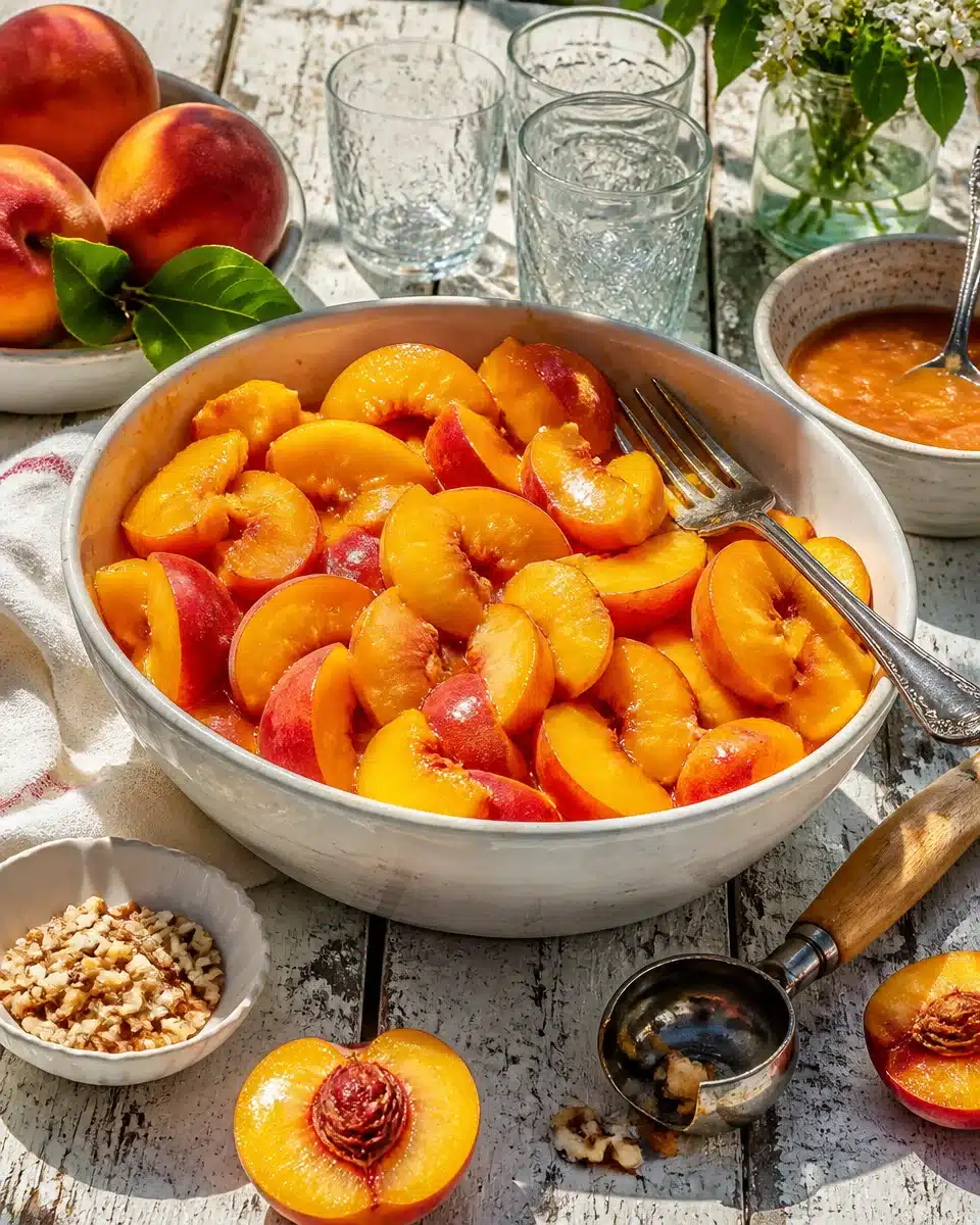 peach desserts