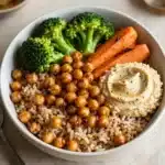 Healthy rotisserie chicken meal prep bowls for easy weekday lunches