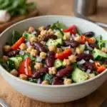 High-fiber summer dinner ideas featuring colorful vegetables and tasty recipes.