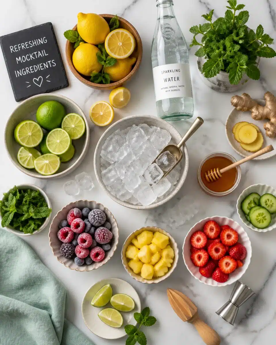 summer mocktails non alcoholic