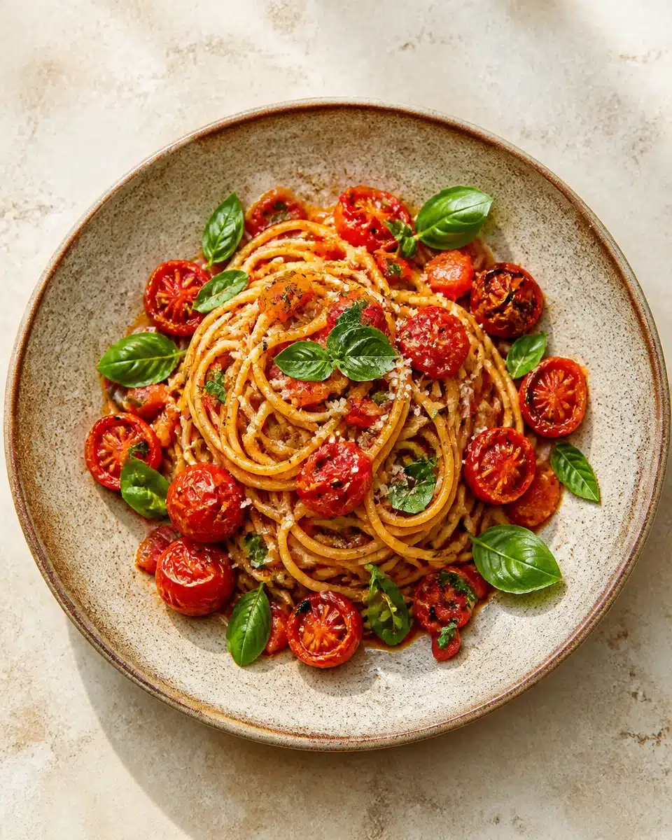 Simple and Delicious Tomato Basil Pasta in Under 20 Minutes!