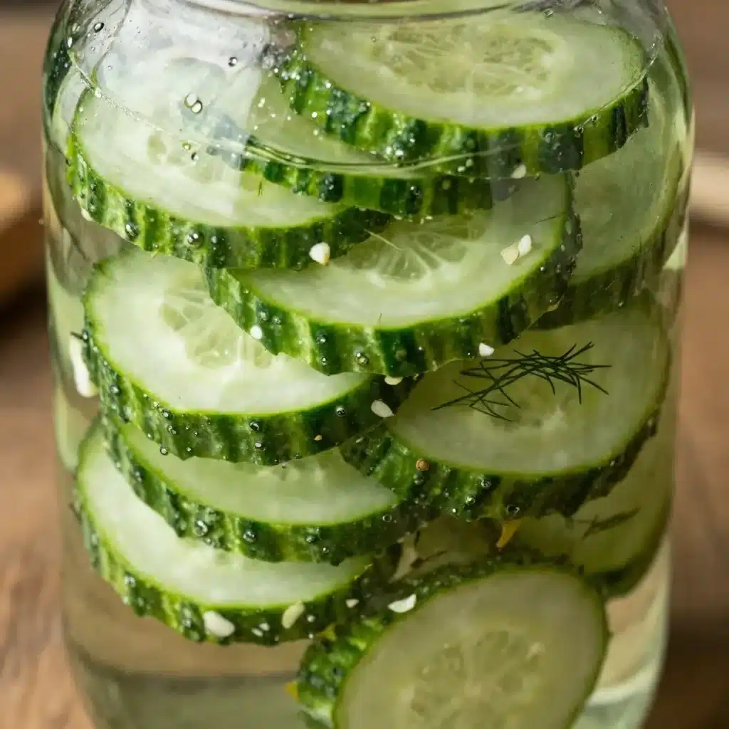 Quick Homemade Refrigerator Pickles Recipe